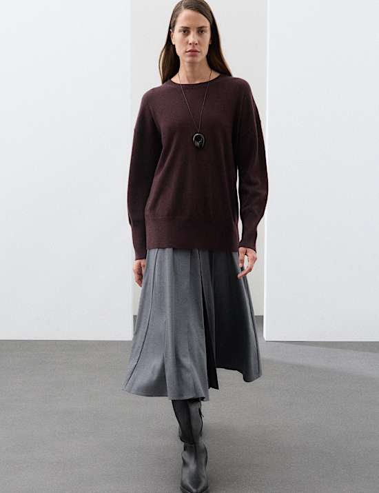 Pure Cashmere Longline Jumper