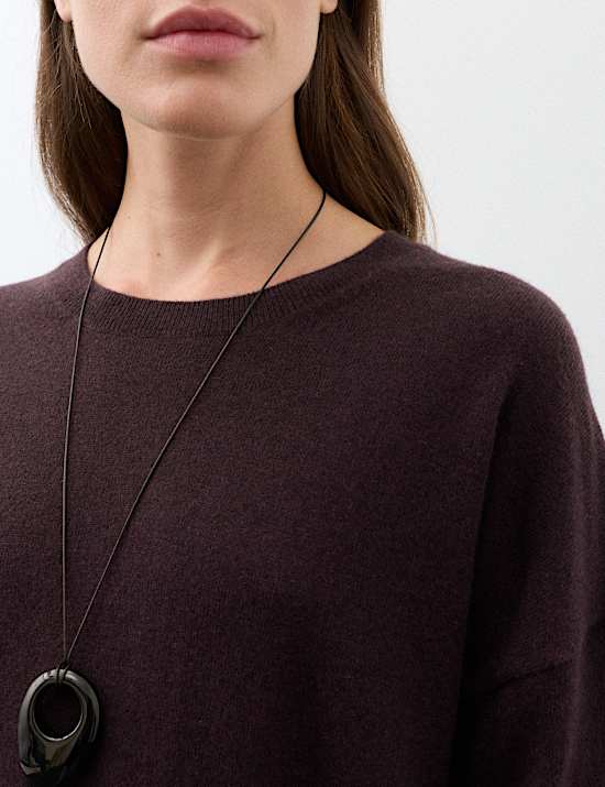 Pure Cashmere Longline Jumper