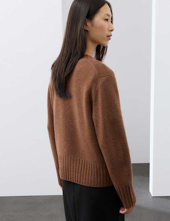 Pure Cashmere V Neck Relaxed Fit Jumper