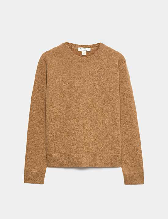 Pullover aus reinem Kaschmir mit Rundhalsausschnitt