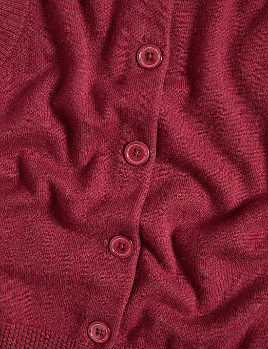 Πλεκτό φανελάκι με κουμπιά από 100% κασμίρι