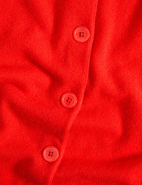 Pure Cashmere Button Through Knitted Vest