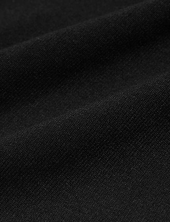 Square Neck Fitted Knitted Vest