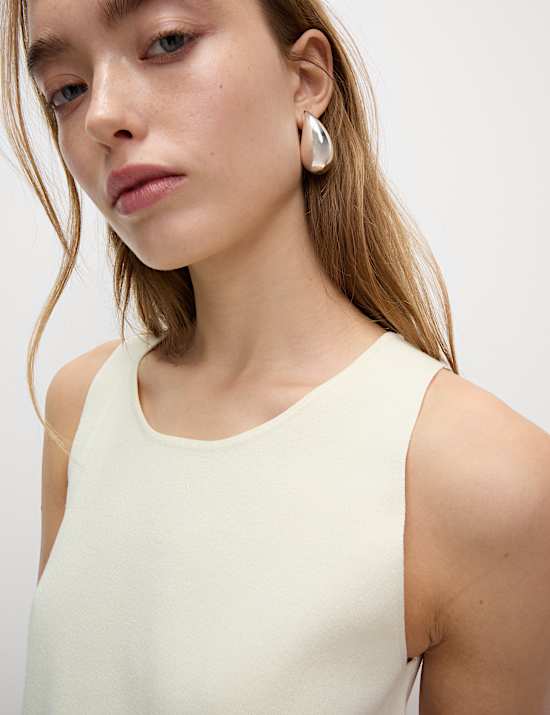 Rompi Rajut Kerah Bundar