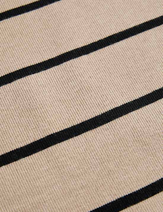 Soft Touch Striped Crew Neck Jumper