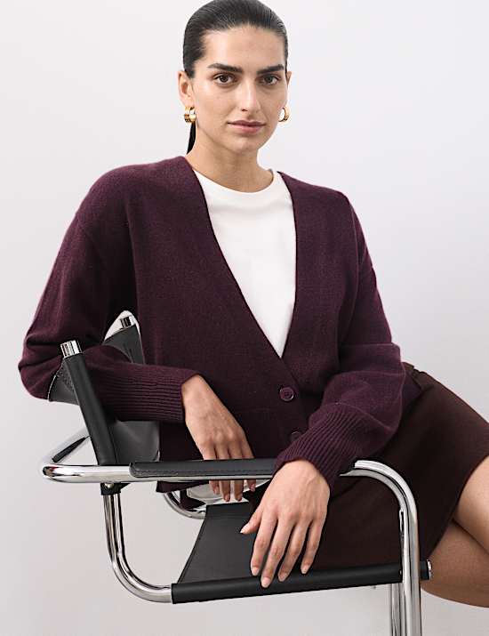 Pure Cashmere V-Neck Cardigan