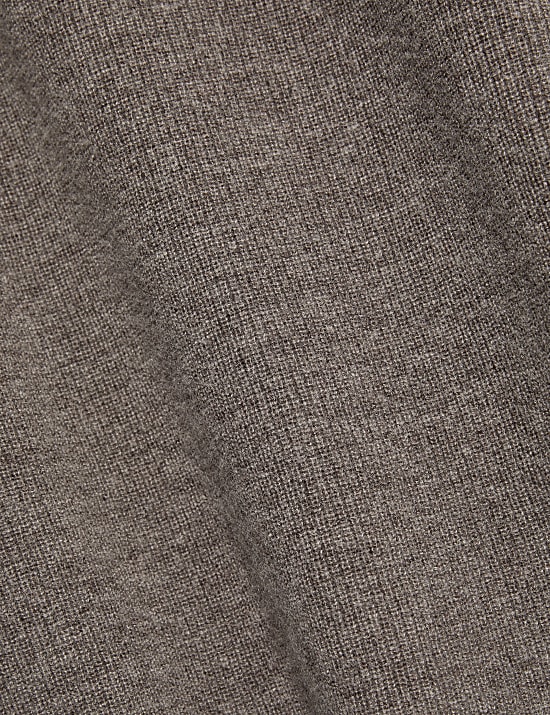 Top en cachemire &agrave; capuche en laine m&eacute;rinos