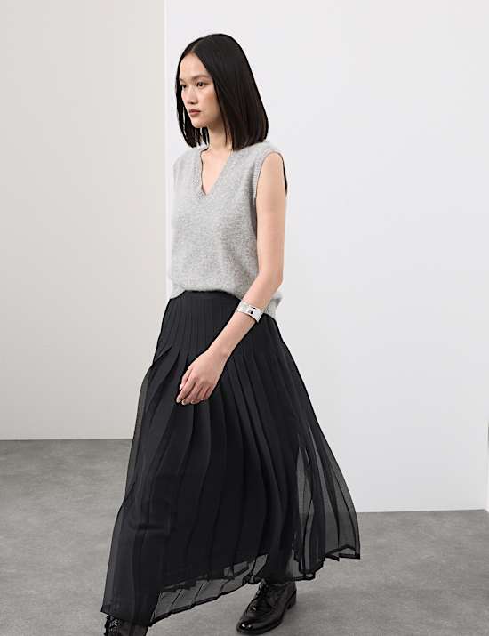 Wool Blend Brushed Tabard with Cashmere