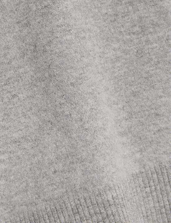 Wool Blend Brushed Tabard with Cashmere