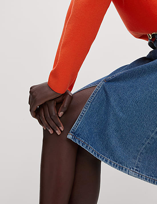 Soft Touch Crew Neck Button Detail Jumper