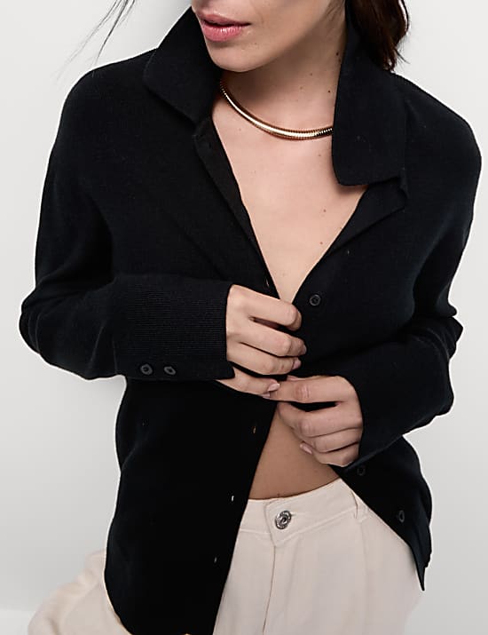 Soft Touch Collared Knitted Top