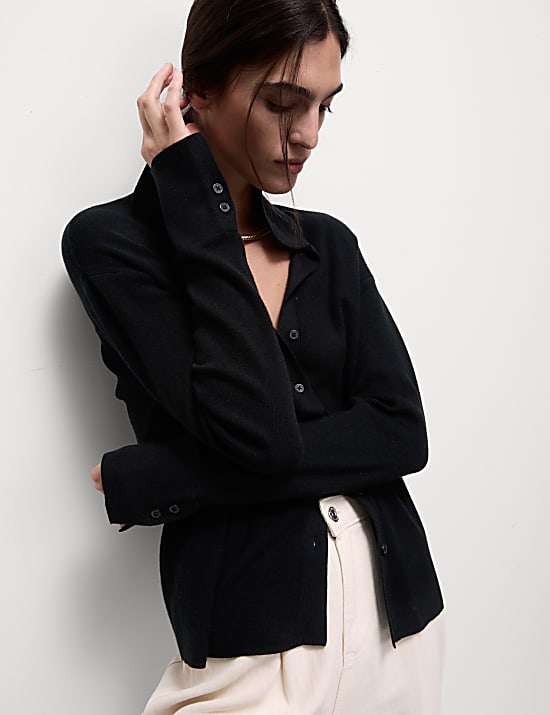 Soft Touch Collared Knitted Top