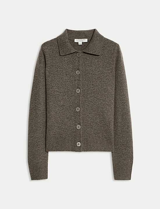 Merino Wool Rich Cardigan With Cashmere