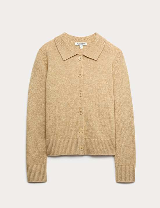 Merino Wool Rich Cardigan With Cashmere