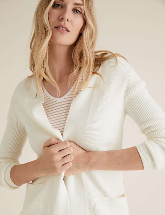 Soft Touch Knitted Longline Cardigan
