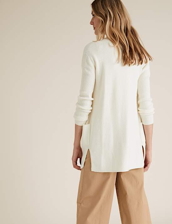 Soft Touch Knitted Longline Cardigan