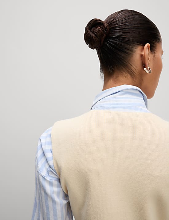 Soft Touch V-Neck Knitted Waistcoat