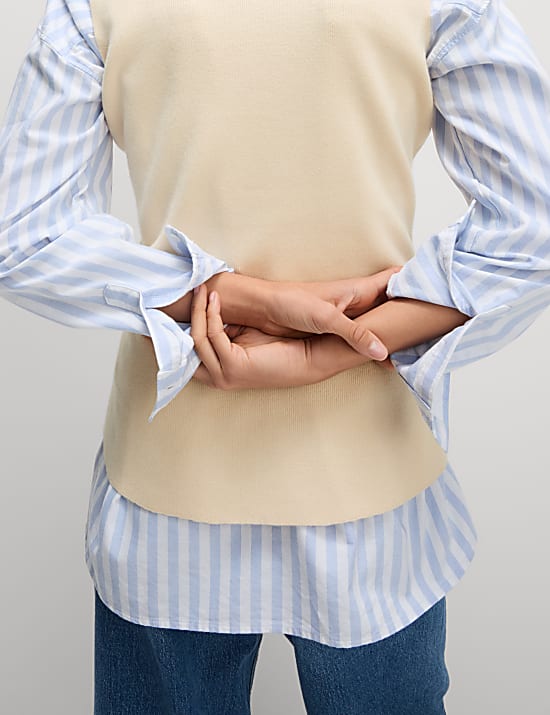 Soft Touch V-Neck Knitted Waistcoat