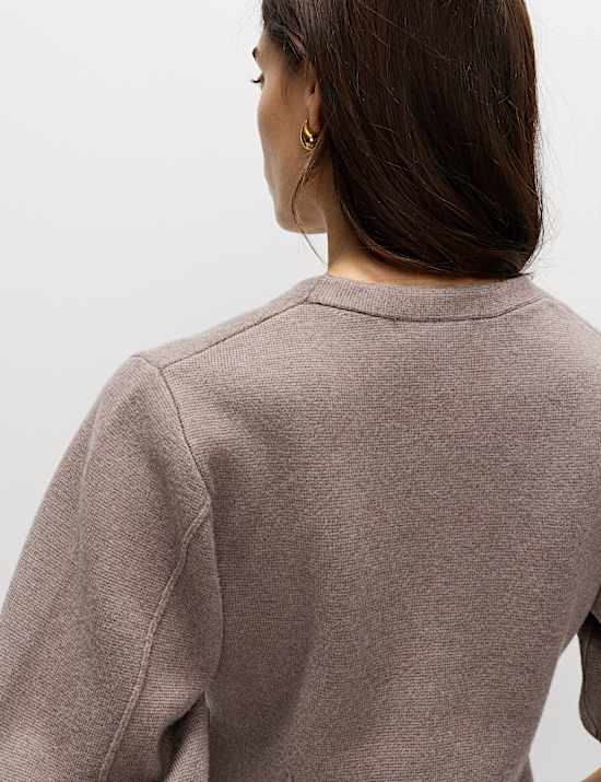 V-Neck Waisted Slim Fit Cardigan