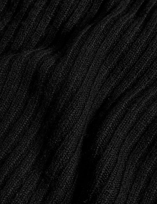 Chaleco de punto de lana merino con cashmere