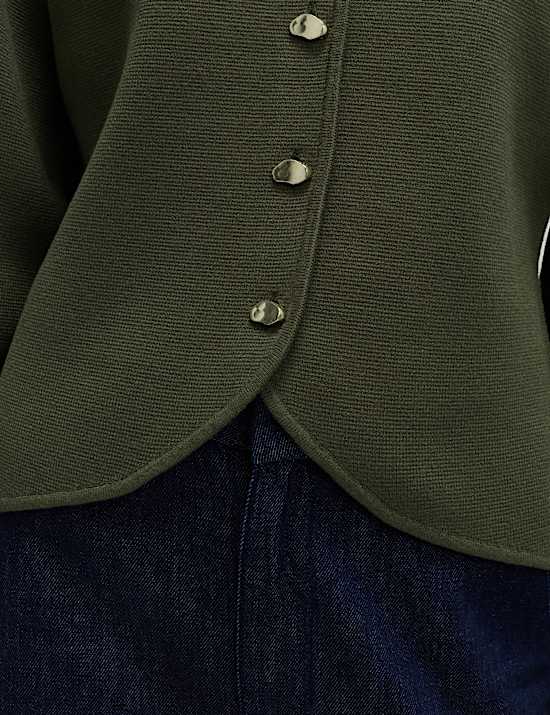 Soft Touch Waisted Fitted Cardigan