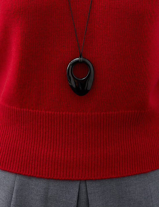Merino Wool Rich Knitted Vest with Cashmere