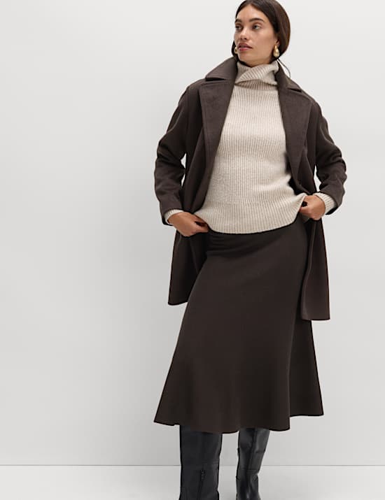 Soft Touch Knitted Midi Skirt