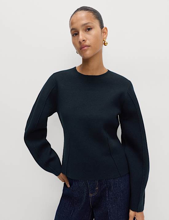 Soft Touch Waisted Slim Fit Jumper