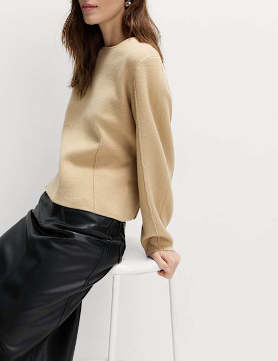 Soft Touch Waisted Slim Fit Jumper