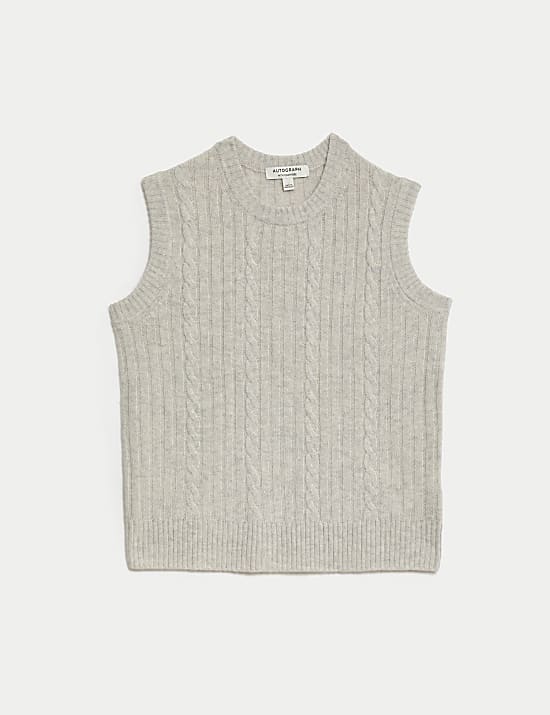 Rompi Rajut Kabel Sarat Wol Merino dengan Wol