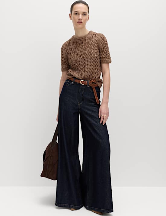 Cotton Rich Textured Knitted Top