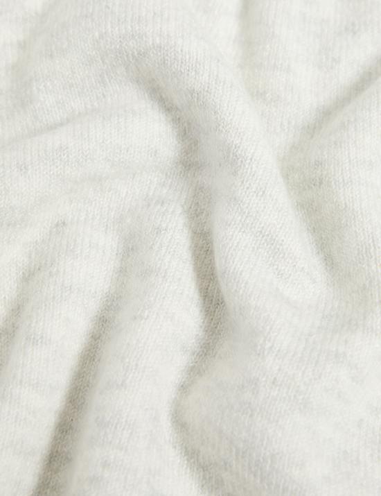 Air-Yarn Crew Neck Knitted Top