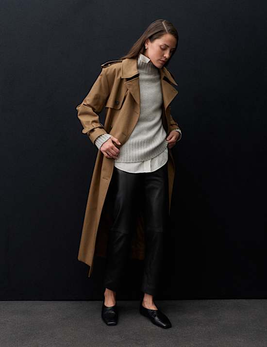 Pure Cashmere Funnel Neck Relaxed Jumper
