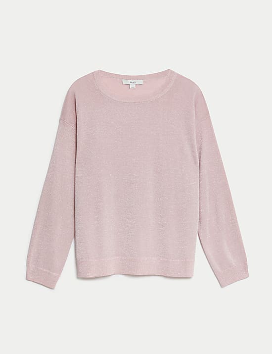 Sparkly Crew Neck Jumper