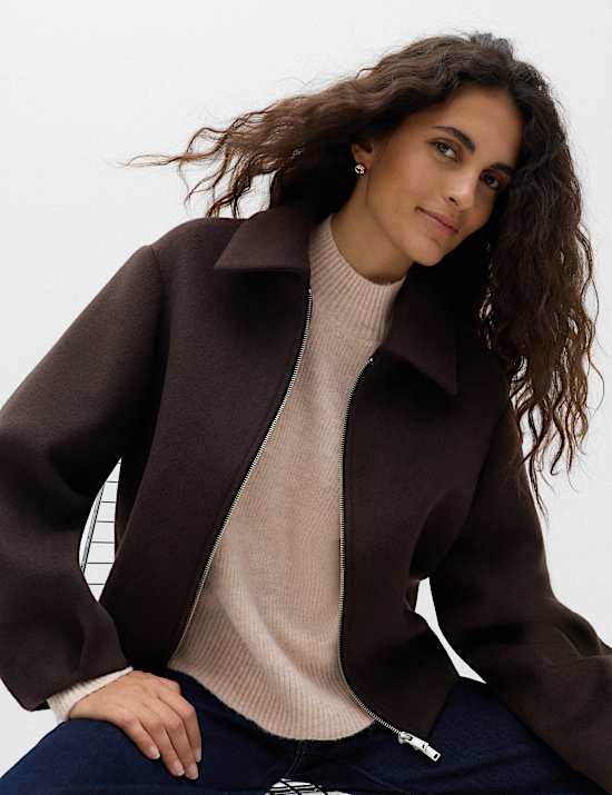 Crew Neck Drop Sleeve Relaxed Fit Jumper