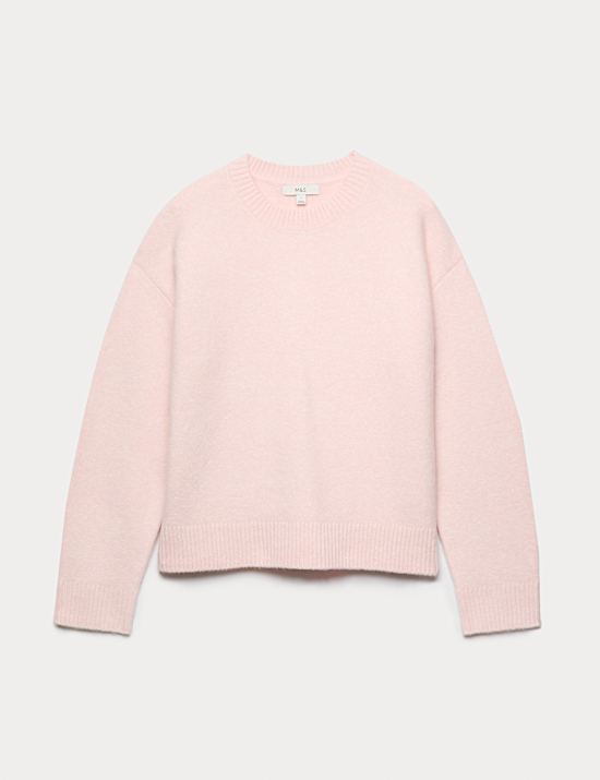 Crew Neck Jumper with Wool