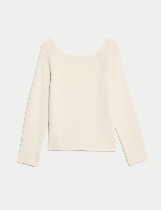 Cotton-Rich Textured Top