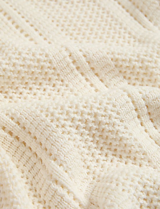 Cotton Rich Textured Relaxed Jumper