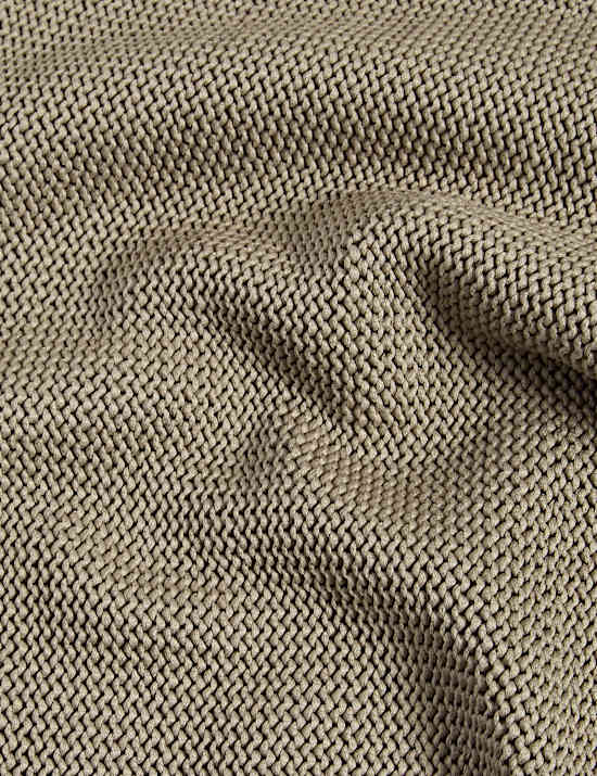 One Shoulder Slim Fit Textured Knitted Top