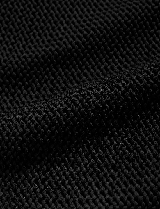 One Shoulder Slim Fit Textured Knitted Top