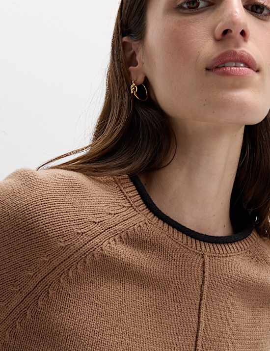 Cotton Rich Tipped Detail Jumper