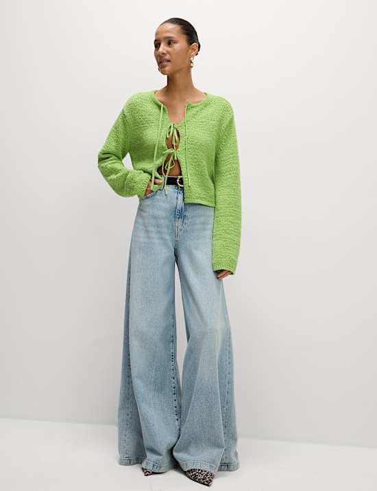 Cotton Rich Textured Cardigan