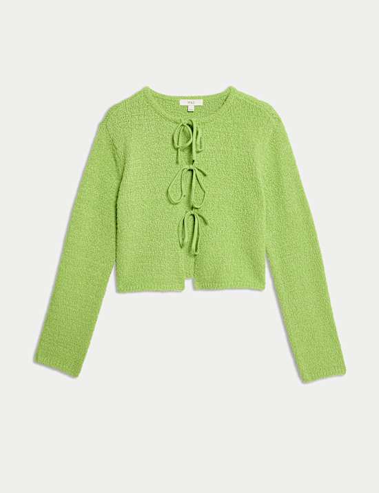 Cotton Rich Textured Cardigan