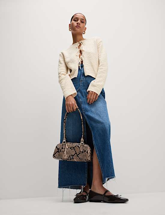 Cotton Rich Textured Cardigan