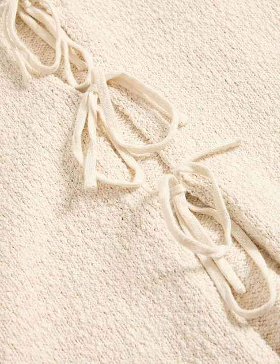 Cotton Rich Textured Cardigan