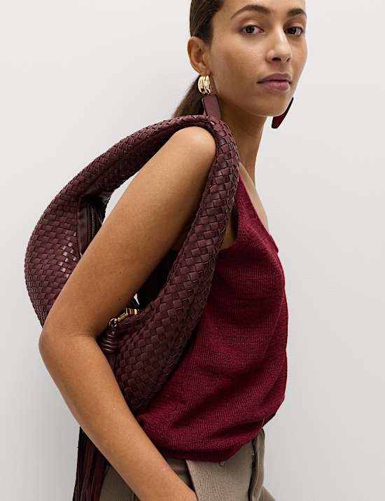 Strukturiertes Stricktr&auml;gertop mit hohem Baumwollanteil, U-Ausschnitt