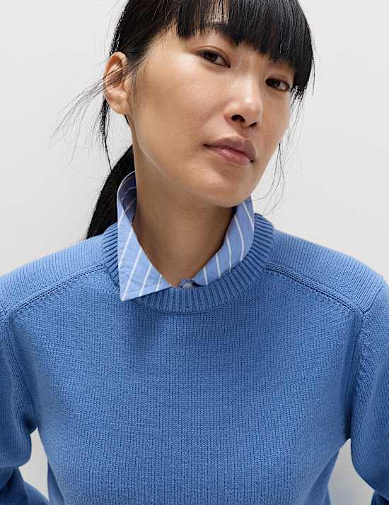 Cotton Rich Cropped Jumper