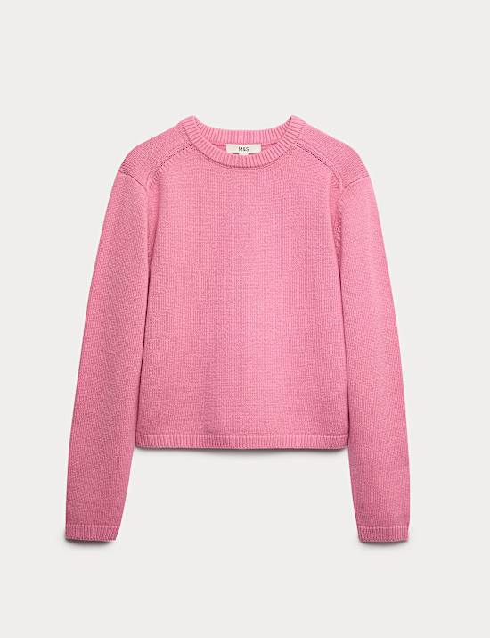 Cotton Rich Cropped Jumper