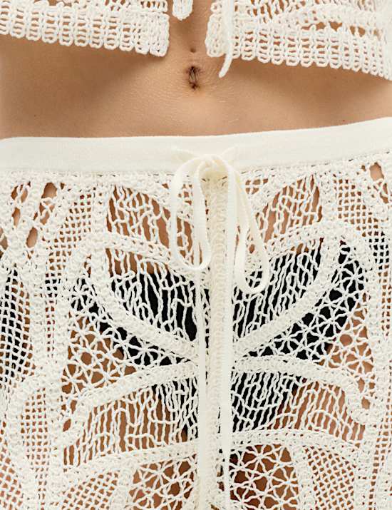 Crochet Style Knitted Trousers