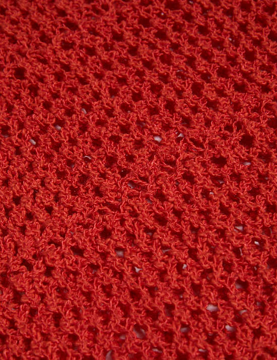 Kardigan Potongan Jahit Terbuka Bahan Katun